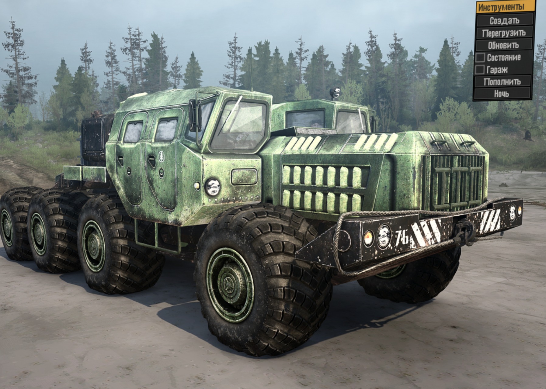tank mod for mudrunners